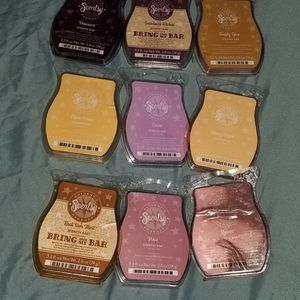 Lot of 9 Scentsy Wax Scents
